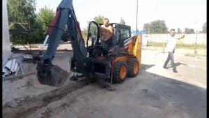 Экскаватор на мини-погрузчик Lonking