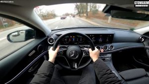 2022 Mercedes Benz E-Class E200 - pov test drive