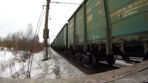 Электровоз ВЛ15-020 с грузовым