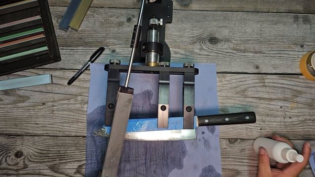 Заточка шеф ножа Samura SD 67, абразивы Naniwa Chosera смотреть онлайн