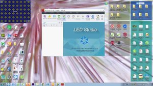 led Studio 12.65 changing the software display window dimension and displaying program