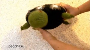 Вязаная подушка-игрушка «Черепаха»
