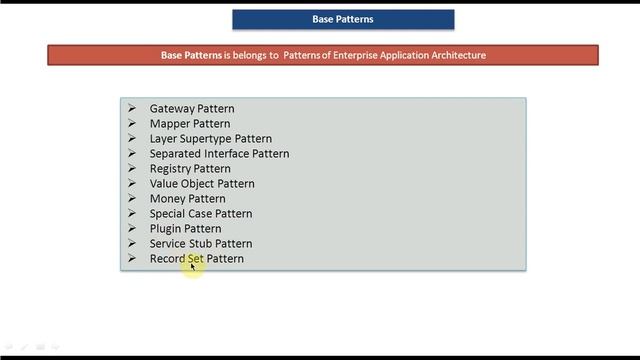 Base Design Pattern