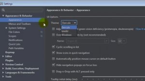 How to change theme in intellij IDEA