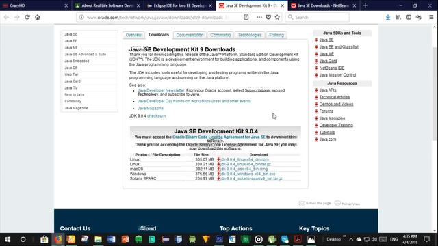 How to download netbean & eclips & jdk9.0.4 смотреть онлайн