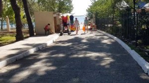 Геленджик, санаторий Приветливый  берег "крутой бассейн".