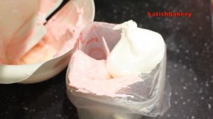 Безе цветочки из швейцарской меренги