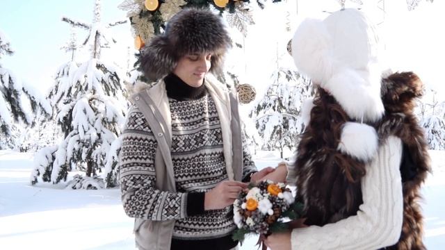 Свадьба зимой. Видеосъемка, Wedding video смотреть онлайн