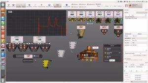 Пример работы программы АСУ ТП на бетонном заводе