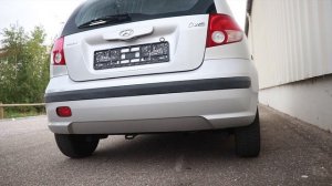 [SOUND] Hyundai Getz 1.3 Stock Exhaust sound + acceleration