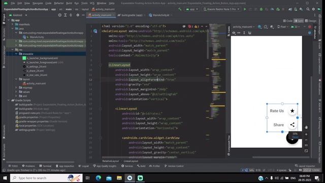How to Implement Expandable Floating Action Button in Android Studio Kotlin