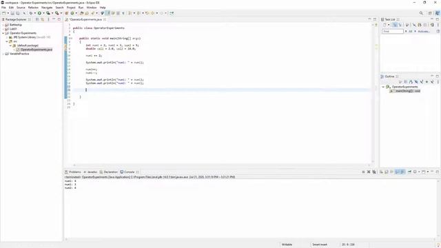 Shortcut Operators in Java смотреть онлайн