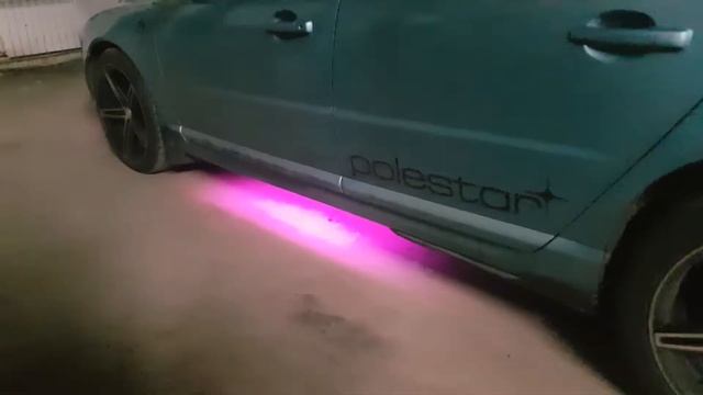 RGB подсветка днища Tuning Volvo S80 Polestar. смотреть онлайн
