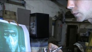 Аэрография на авто ч.1/3 Call of Duty Ghosts. Уроки аэрографии Дмитрий Осокин