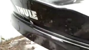 Последствия движения на автомобиле со вскрытым ранее боксом Thule Dynamic M/800