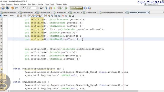 How to Create Student Management System Using MySQL Database with Java in NetBeans - Part 3 of 4 смотреть онлайн