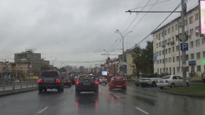 На машине по проспекту Космонавтов в Екатеринбурге от Челюскинцев до Веера и чуть дальше,29.09.2023