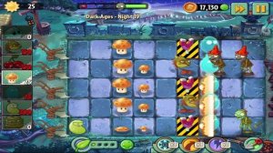 Plants vs Zombies 2: Dark Ages - Night 19 Walkthrough