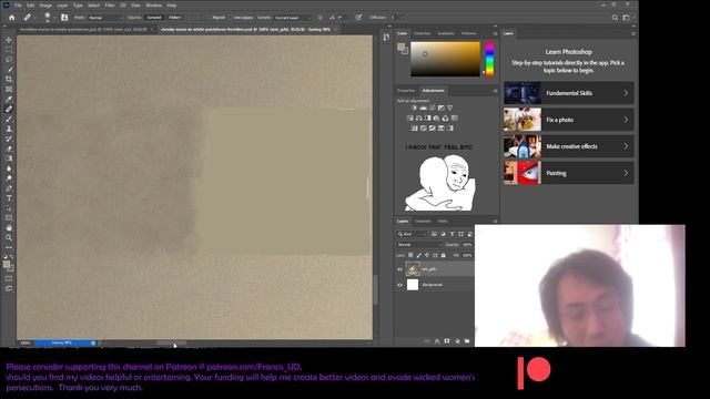 adobe photoshop 22 walkthrough again while waiting for the delivery guy: fixing some blemishes.. смотреть онлайн