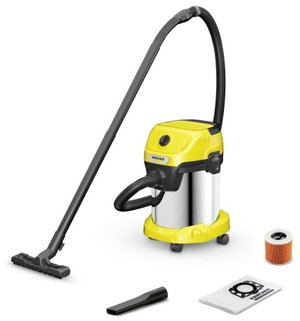 Пылесос KARCHER WD 3 S V-17/4/20 хозяйственный - краткий обзор
