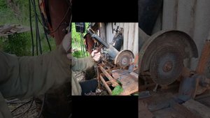 Восстанавливаю полуось, нарезаю шлицы болгаркой
