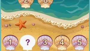 Игра для малышей, игры для девочек и мальчиков Морские ракушки