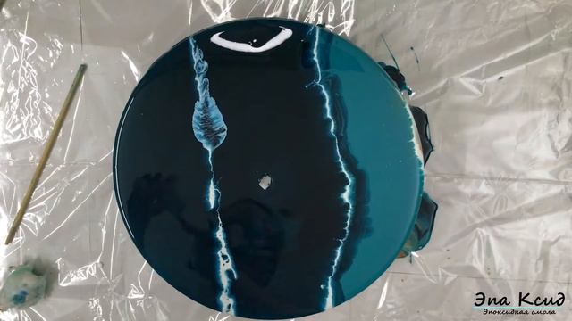 Часы с эпоксидной смолой море в два слоя смотреть онлайн