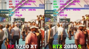 RTX 2080 SUPER vs RX 5700 XT in 4K