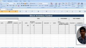 Microsoft Office 2007 Excel 20 Stock Inventory System