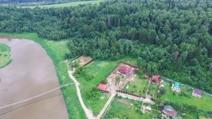 Московская область, полет над рекой Москва. Полет на DJI phantom 3 pro