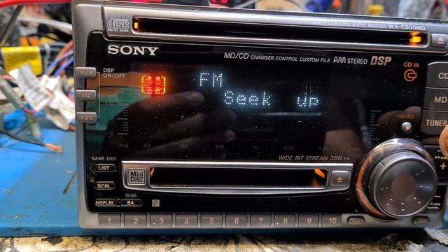 Sony WX-C900MD CD & MD both faulty