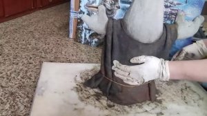 Садовый Гном из цемента/Своими руками/Garden gnome made of cement with hishands
