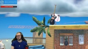 Булкин пугает Олю(Пингвина) №2