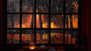 Шум дождя за окном для сна учебы и медитации
