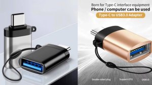 OTG адаптер с Type C на USB / OTG adapter from Type C to USB