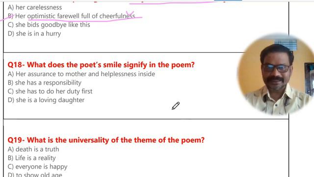 MY MOTHER AT SIXTY SIX: As per Latest Syllabus By CBSE MCQs made easy By Dewangan Sir
