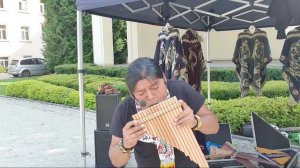 Pan flute from the mountains