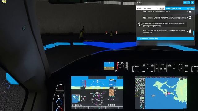 Ground Crew - Parking at Night Microsoft Flight Simulator 2020 смотреть онлайн