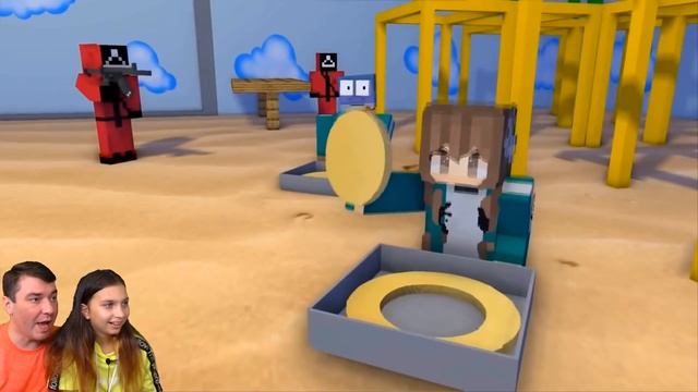 ХАГИ ВАГИ в МАЙНКРАФТ! ИГРА в КАЛЬМАРА - SQUID GAME! Monster School MINECRAFT ЧЕЛЛЕНДЖ Валеришка смотреть онлайн