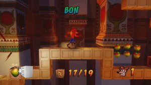 Tomb Time All Clear Gems and 100% Boxes Level 9 Crash Bandicoot 3 Warped N Sane Trilogy