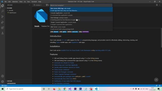 4 | Dart Programming Tutorial in Tamil | Getting Started With VS Code | Dart Extension