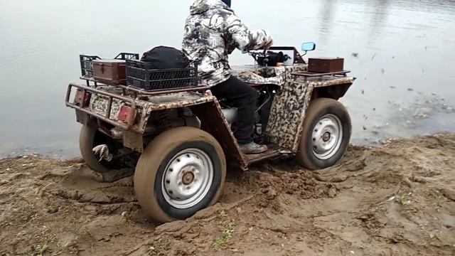 Квадроцикл своими руками тест по грязи | Самоделка смотреть онлайн