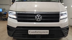 VW Crafter замена на LED фары.