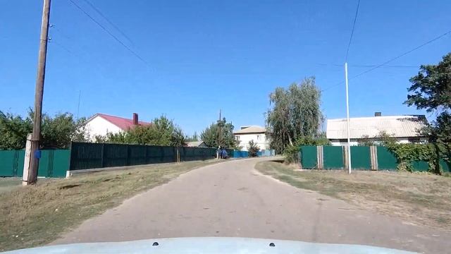 Волгоградская область.Михайловский район.Хутор Субботин.Улица Ю.Прищепного.30.08.2022.