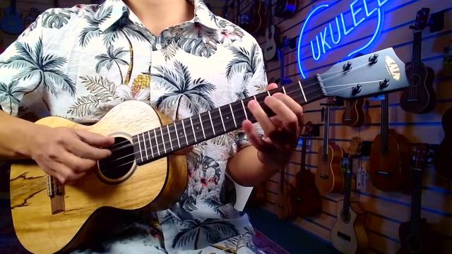 Kala Spalted Mango Tenor Ukulele Sound Demo - KA-MG-T смотреть онлайн