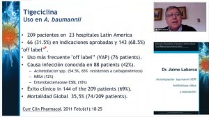 Presentación Jaime Labarca: "Acinetobacter  baumannii XDR..." (ES) 2015