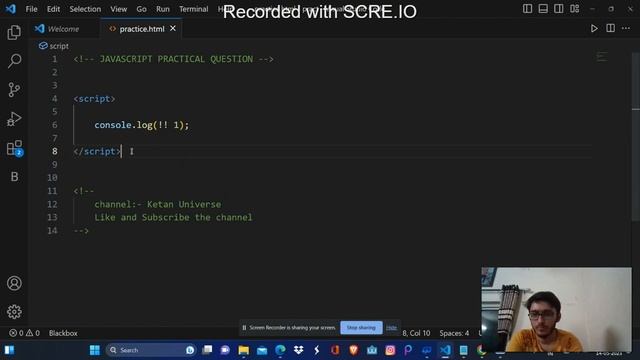 JAVASCRIPT PRACTICAL QUESTION PART 6 || MCQ || SHORT QUESTION || LOGICAL QUESTION || BASIC JS ||