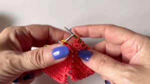 Как сделать прибавку из протяжки  в реглане, при вязании спицами