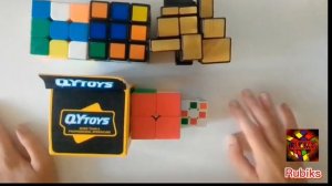 Обзор на мои подарки на День рождения ( 21.08.) Кубики Рубики 7×7, 2×2, мини 3×3 и ещё 1 в сл.р. )