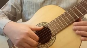 Упражнение для большого пальца (Р). Постановка правой руки гитариста.Упражнение для большого пальца